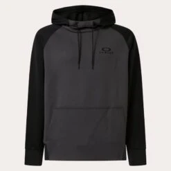 Sweat à Capuche BARK DWR Homme Noir/Gris - OAKLEY