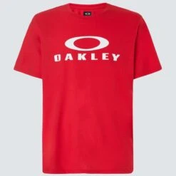 T-shirt à MaT-shirt à Manches Cnches Courtes O BARK - Rouge/Blanc - Homme OAKLEY