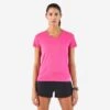 Kalenji T-shirt De Running Respirant Femme - KIPRUN Run 100 Bleu Fuchsia 2 Kalenji T-shirt De Running Respirant Femme - KIPRUN Run 100 Bleu Fuchsia -Magasin De Sport t shirt de running respirant femme kiprun run 100 bleu fuchsia