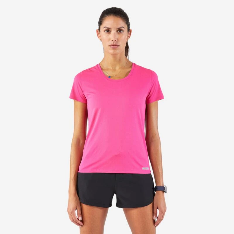 Kalenji T-shirt De Running Respirant Femme - KIPRUN Run 100 Bleu Fuchsia 3 Kalenji T-shirt De Running Respirant Femme - KIPRUN Run 100 Bleu Fuchsia