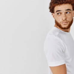 Kalenji T-shirt De Running Respirant Homme - KIPRUN 100 Dry Blanc -Magasin De Sport t shirt de running respirant homme kiprun 100 dry blanc 2