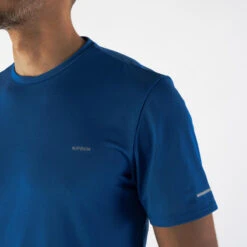 T-shirt De Running Respirant Homme - KIPRUN Run 500 Dry Bleu -Magasin De Sport t shirt de running respirant homme kiprun run 500 dry bleu 3
