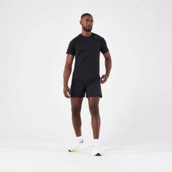 T-shirt De Running Sans Couture Homme - KIPRUN Run 500 Confort Noir 15 T-shirt De Running Sans Couture Homme - KIPRUN Run 500 Confort Noir -Magasin De Sport t shirt de running sans couture homme kiprun run 500 confort noir 6