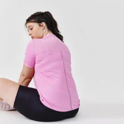 Kalenji T-shirt Respirant Running Femme - Dry+ Breath Rose -Magasin De Sport t shirt respirant running femme dry breath rose 4