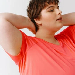 Kalenji T-shirt Respirant Running Femme (grande Taille) - Dry Rose -Magasin De Sport t shirt respirant running femme grande taille dry rose 3