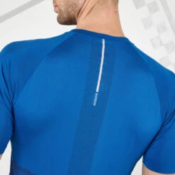 T-SHIRT RUNNING HOMME RESPIRANT KIPRUN CARE BLEU -Magasin De Sport t shirt running homme respirant kiprun care bleu 3