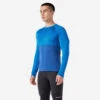 T-SHIRT RUNNING HOMME RESPIRANT MANCHE LONGUE KIPRUN CARE BLEU ROY -Magasin De Sport t shirt running homme respirant manche longue kiprun care bleu roy