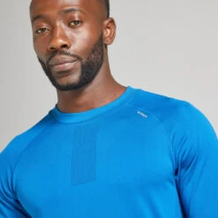 T-SHIRT RUNNING HOMME RESPIRANT MANCHE LONGUE KIPRUN CARE BLEU ROY -Magasin De Sport t shirt running homme respirant manche longue kiprun care bleu roy 5