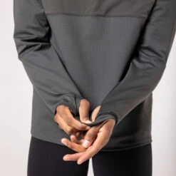 Kalenji T-shirt Running Manches Longues Chaud Homme - Warm 500 Vert Foncé -Magasin De Sport t shirt running manches longues chaud homme warm 500 vert fonce 3