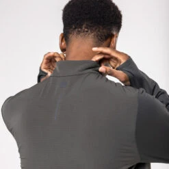 Kalenji T-shirt Running Manches Longues Chaud Homme - Warm 500 Vert Foncé -Magasin De Sport t shirt running manches longues chaud homme warm 500 vert fonce 4