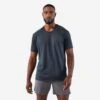 T-shirt Running Respirant Homme - Dry+ Bleu -Magasin De Sport t shirt running respirant homme dry bleu