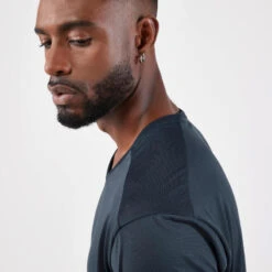 T-shirt Running Respirant Homme - Dry+ Bleu 12 T-shirt Running Respirant Homme - Dry+ Bleu -Magasin De Sport t shirt running respirant homme dry bleu 4