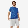 T-shirt Running Respirant Homme - Dry+ Bleu Foncé -Magasin De Sport t shirt running respirant homme dry bleu fonce