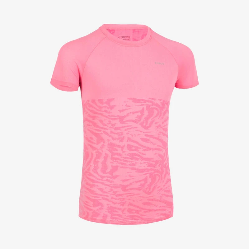 T-Shirt Running Sans Couture Fille - KIPRUN CARE 900 Rose 10 T-Shirt Running Sans Couture Fille - KIPRUN CARE 900 Rose – Image 8