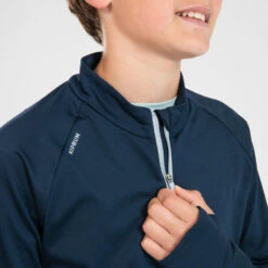 Tee-Shirt Manches Longues Running Enfant 1/2 Zip Chaud - KIPRUN Warm 100 Marine 12 Tee-Shirt Manches Longues Running Enfant 1/2 Zip Chaud - KIPRUN Warm 100 Marine -Magasin De Sport tee shirt manches longues running enfant 12 zip chaud kiprun warm 100 marine 2