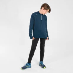 Tee-Shirt Manches Longues Running Enfant 1/2 Zip Chaud - KIPRUN Warm 100 Marine 15 Tee-Shirt Manches Longues Running Enfant 1/2 Zip Chaud - KIPRUN Warm 100 Marine -Magasin De Sport tee shirt manches longues running enfant 12 zip chaud kiprun warm 100 marine 5