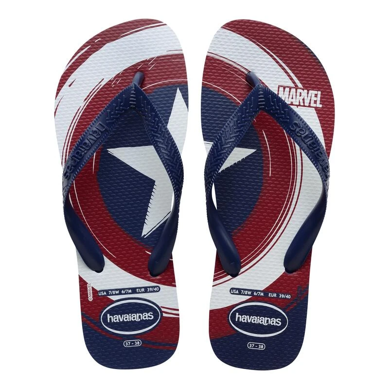 Tong à Enfiler Enfant Havaianas Top Marvel Logomania - Enfant 3 Tong à Enfiler Enfant Havaianas Top Marvel Logomania - Enfant