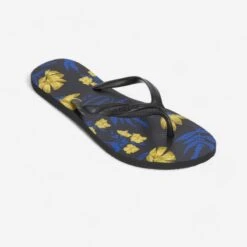 TONGS FEMME HAVAIANAS Floral Noir Opeco