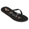 TONGS FEMME ROXY Sealetter Noires -Magasin De Sport tongs femme roxy sealetter noires