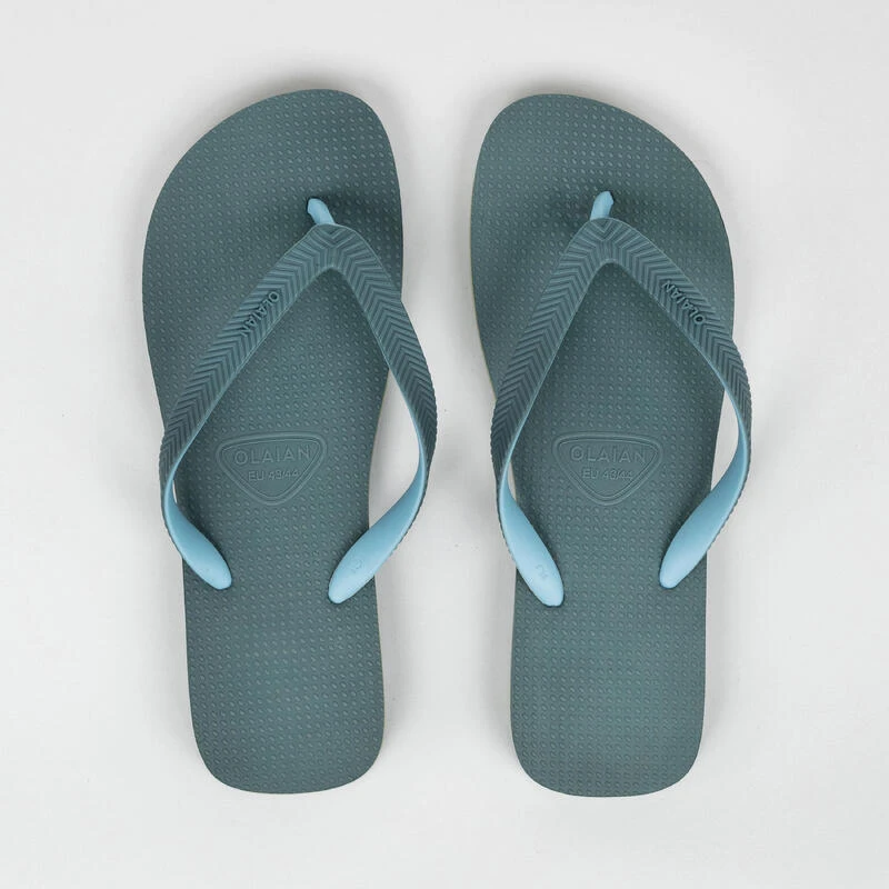 Tongs Homme - 500 Vert Canard 4 Tongs Homme - 500 Vert Canard – Image 2