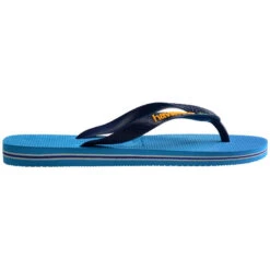 TONGS HOMME HAVAIANAS LOGO BLEU CLAIR -Magasin De Sport tongs homme havaianas logo bleu clair 3