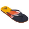 TONGS HOMME QUIKSILVER MOLOKAI ISLAND VIBES Bleu Orange Rouge -Magasin De Sport tongs homme quiksilver molokai island vibes bleu orange rouge