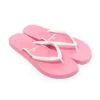 Tongs Pour Femmes, Rose Et Blanc, Avec Semelle Antidérapante -Magasin De Sport tongs pour femmes rose et blanc avec semelle antiderapante