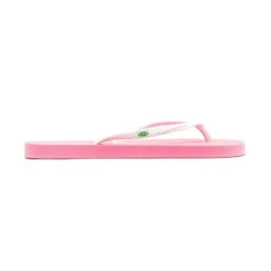Tongs Pour Femmes, Rose Et Blanc, Avec Semelle Antidérapante -Magasin De Sport tongs pour femmes rose et blanc avec semelle antiderapante 2
