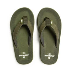 Tongs Vert Militaire Pour Enfants Avec Semelles Antidérapantes -Magasin De Sport tongs vert militaire pour enfants avec semelles antiderapantes 5