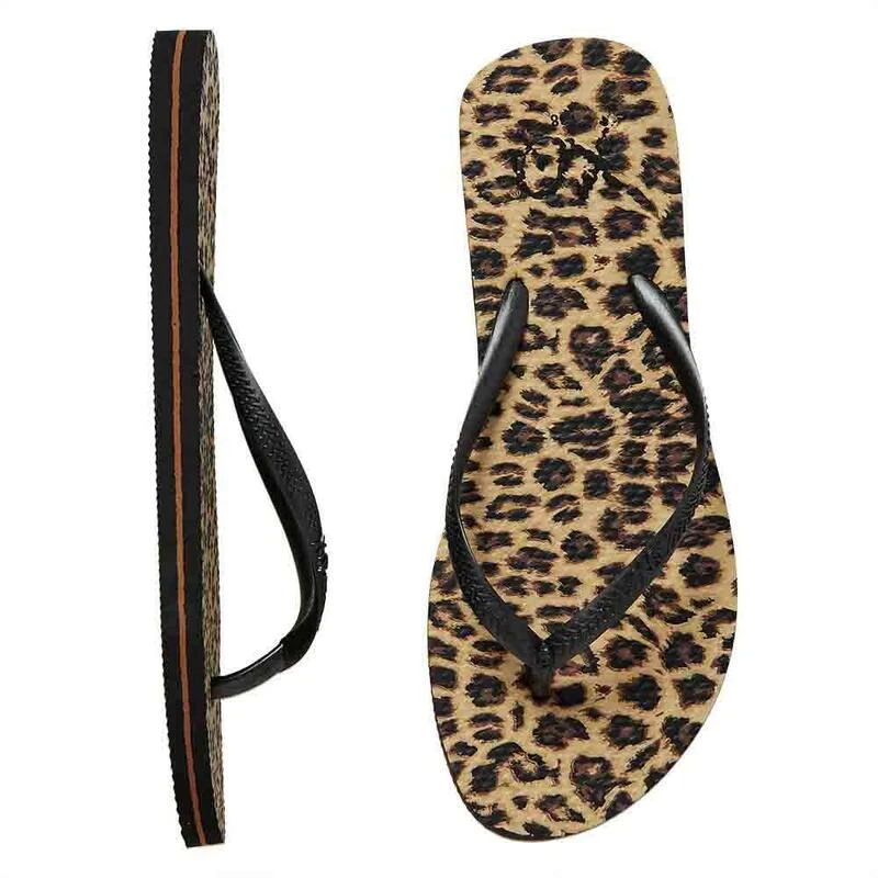 Tongs XQ Panter Print Pour Femme 3 Tongs XQ Panter Print Pour Femme