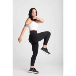 Varsity Brassière De Sport / Crop Top - Femme - Blanc -Magasin De Sport varsity brassiere de sport crop top femme blanc 3