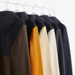 VESTE A CAPUCHE DE RUNNING HOMME KALENJI WARM + MARRON OCRE -Magasin De Sport veste a capuche de running homme kalenji warm marron ocre 6