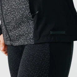 Kalenji Veste à Capuche Running Avec Motifs Réfléchissants Femme - Rain Night Noire -Magasin De Sport veste a capuche running avec motifs reflechissants femme rain night noire 6