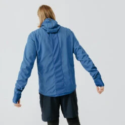VESTE COUPE VENT DE RUNNING HOMME KALENJI RUN WIND BLEU -Magasin De Sport veste coupe vent de running homme kalenji run wind bleu 1