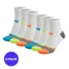 Xtreme Chaussettes De Course Mi-hauteur 6 Paires Multicolore Blanc -Magasin De Sport xtreme chaussettes de course mi hauteur 6 paires multicolore blanc