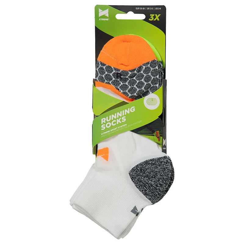Xtreme Chaussettes De Course Mi-hauteur 6 Paires Multicolore Blanc 7 Xtreme Chaussettes De Course Mi-hauteur 6 Paires Multicolore Blanc – Image 5