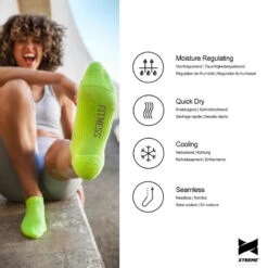 Xtreme Chaussettes De Fitness 3 Paires Noir -Magasin De Sport xtreme chaussettes de fitness 3 paires noir 2